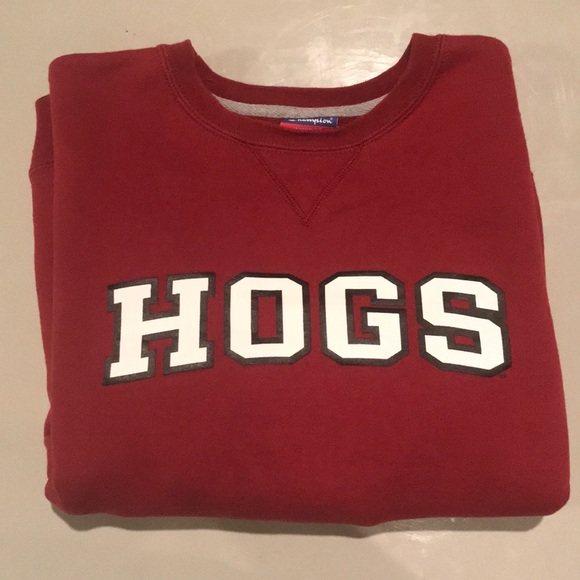 Champion Other - CHAMPION, “RAZORBACKS” PULLOVER SWEATER